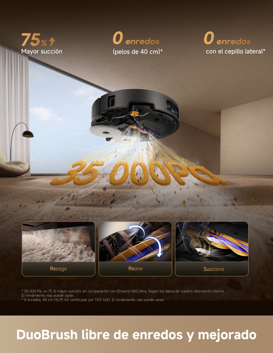 Aspiradora robot Dreame X60 Ultra RLX92DE